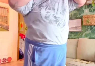Erotic Naked Fat Man Belly Bear Dancing
