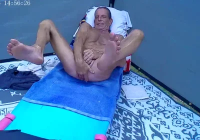 8-25-2026 Cam 2 Naked Tan. Red Neck Pool Out of an 18ft Sunray Openbow Boat. Low Balls, Azz