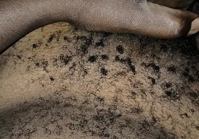 Late Night Horny Hairy African Male Stroking Dick and Releases Loads of Cum After the Lady Didn't Show up for Sex