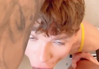 Tatted Hunk Pov Face Fucks & Cresmpies A Cute Femboy In Lingerie