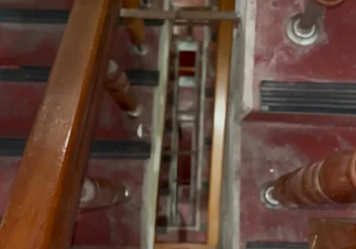 Shot in the Stairwell