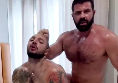 Masculine Bottom Gets Fucked Hard by Big Guy