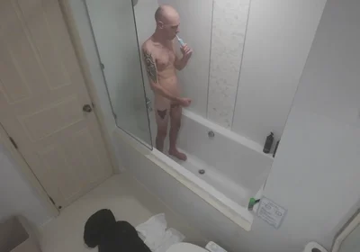 Secret Shower Cam Caught Me Touching Myself
