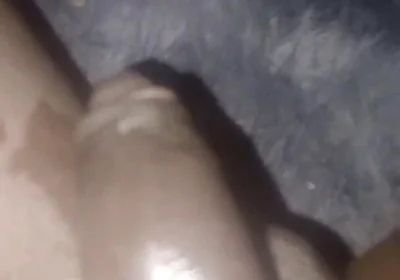 Cum Flowing off This Huge Black Allover the Follow