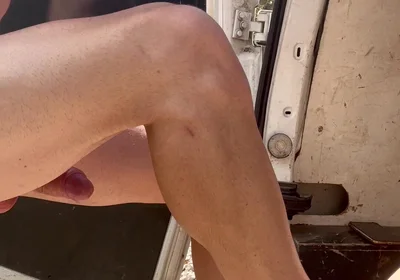 Rough Fucking and Foot in the Ass in the Back of the Truck