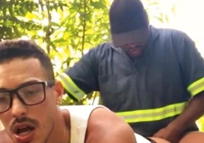 Workers Eating Colleague's Ass and Cumming in His Mouth