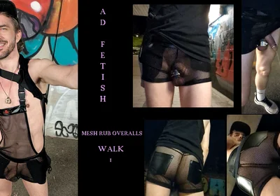Mesh Rub Overalls - Night Walk