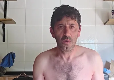 Straight Guy with Huge Cock Jerks off in the Cabin