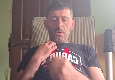 Straight Guy Jerks off in a Hammock