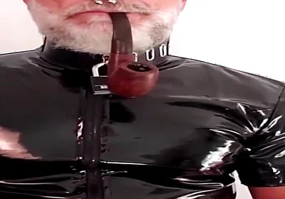 Fetish Dad Experiencing Collar