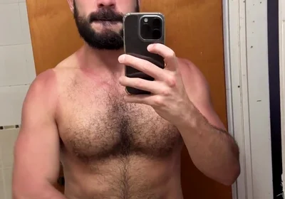 I Always Come Home Horny From Training and I Like to Touch My Dick in the Mirror
