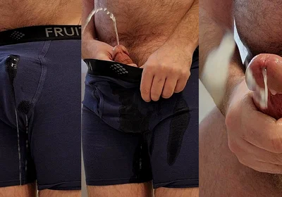 Soaking My Underwear and Blowing a Huge Load