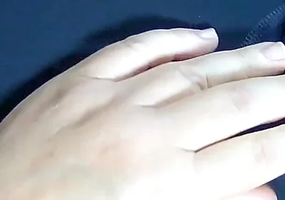 Another View of My Jerking My Smooth Cock