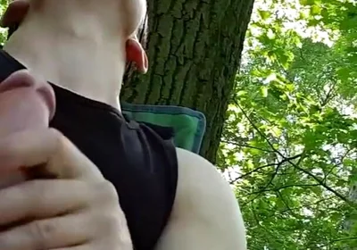 Ripped Viktor Strokes His Massive Cock Outdoors