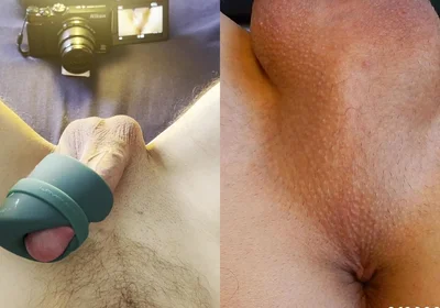 My Favorite Toy Gives Me an Intense Orgasm - Split View with Orgasmic Contractions