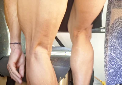 Van Masturbation - Sexy Guy Humping and Cumming