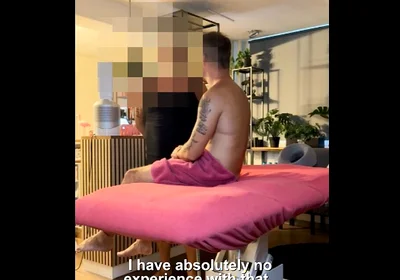 Straight Mature and Married Massage Therapist Seduced
