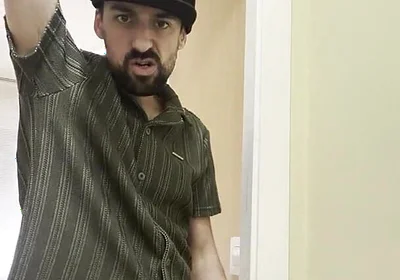 Hot Stepdaddy Jerking off Finishes with Thick Cumshot