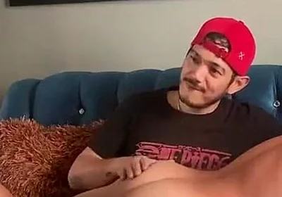 Young Man Gets Spanked and Gives Me His Hot Sperm!!