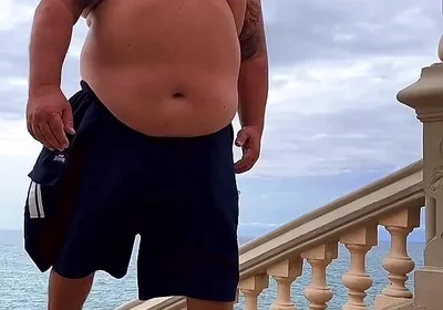 Naked Chubby Dancing Bear up Close Hands Free Orgasm