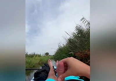 One Guy Fun In River
