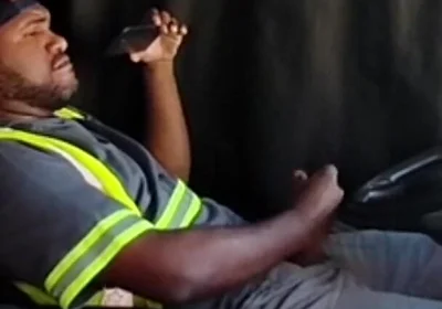 Lunchtime, Alone Inside the Truck.