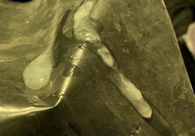 The Glowing Desire Among the Bags of Rubble in Silence.