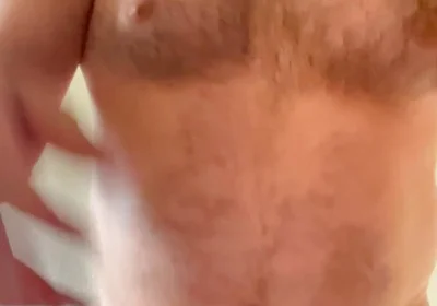That Is One Sexy Hairy Chested Man with a Big Fat Cock