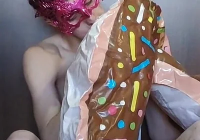 Blowing up My Inflatable Donut Fast!
