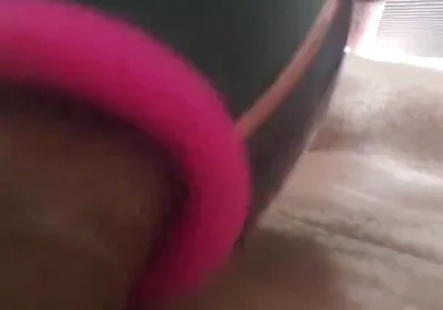 Stroking My Brown Cock with My Oral Sex Toy Until I Cum