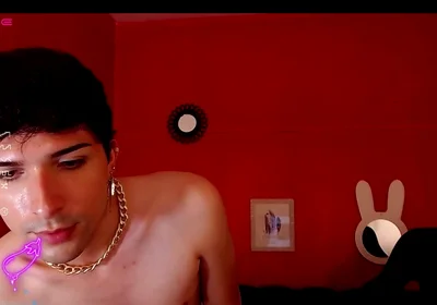 Twink Masturbates in Public