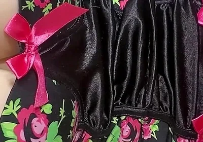 Edging with My Sex Doll Dressed in Sexy Lingerie