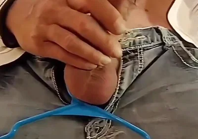A Big Cock Cums Out of the Closet