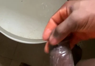 Trying to Make My Dick Horny Dick Cum