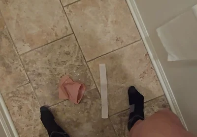 Feminine Powder with Kotex Overnite Pad Placement Into Sheer Panties