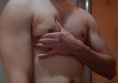 Handsome Sexy Man Flexing Muscles, Wait 4 Large Dick by the End