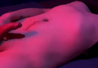 Watch Me Shoot My Load Under These Neon Lights