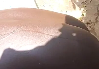 Sneaked; to Shower in My Neighbor's Outdoor Bathroom While I Become Horny