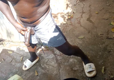 Sneaked; to Shower in My Neighbor's Outdoor Bathroom While I Become Horny