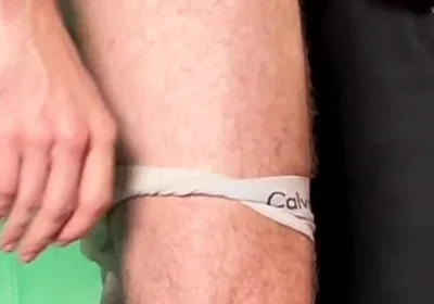 Puppy Play Uncle-nephew Sniffing a Sweaty Cock, Stinky Armpits, and Cum-covered Socks