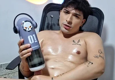 New Toy - the Guys From Beyourlover Sent Me a Mechanical Masturbator to Play with My Cock and Make Me Cum