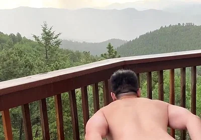 Mountain Storm Stud: Rain-soaked Asian Muscle Sensation