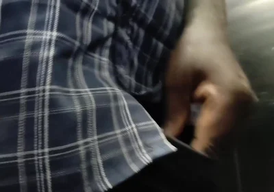 Tamil Boy Dick Show in Lift