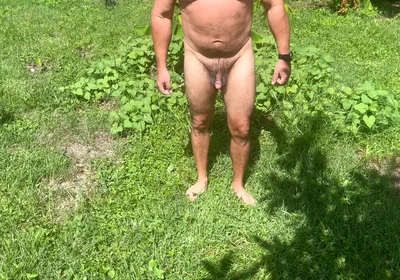 Nude in the Back Yard