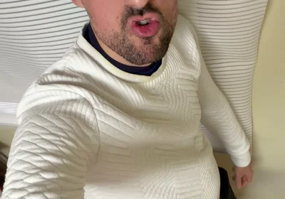 Hot Stepdaddy Showing off Big Cock