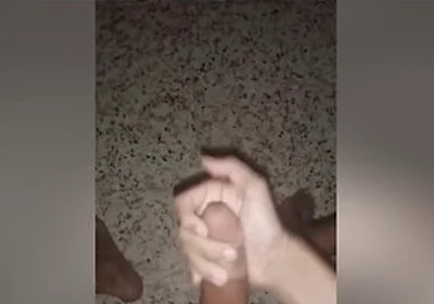 Solo Male Ruined His Roommate By Throwing Massive Cumshot On The Floor By His Long Curved Dick