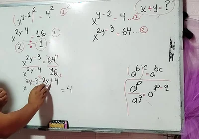 25 Algebra: Calculate X Sexual Mathematics