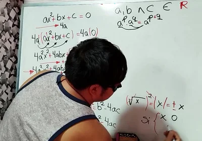 29 Algebra: Sexual Demonstration of the Equation of the Second Degree