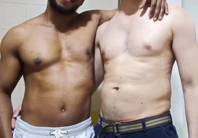 Gay Couple - Clothes to Naked