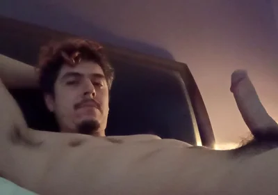 Handsome Man Big Throbbing Cock No Hands